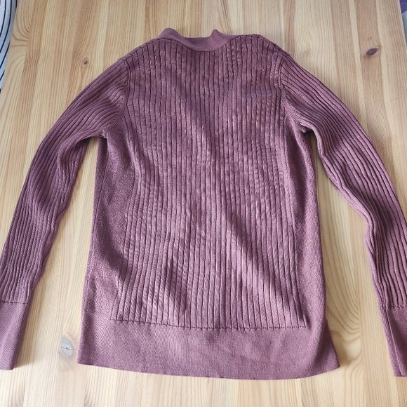 Brass Mini Ribbed Cardigan - Picture 2 of 4